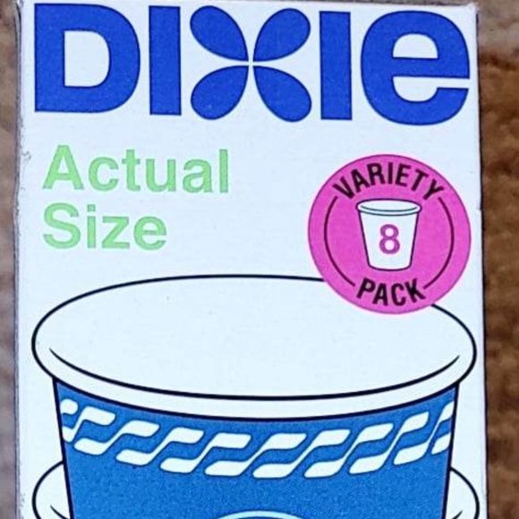 "Throwback Pack Dixie Disposable All-Purpose Paper Cups", Print, 3 oz, 200 Count - Picture 6 of 16
